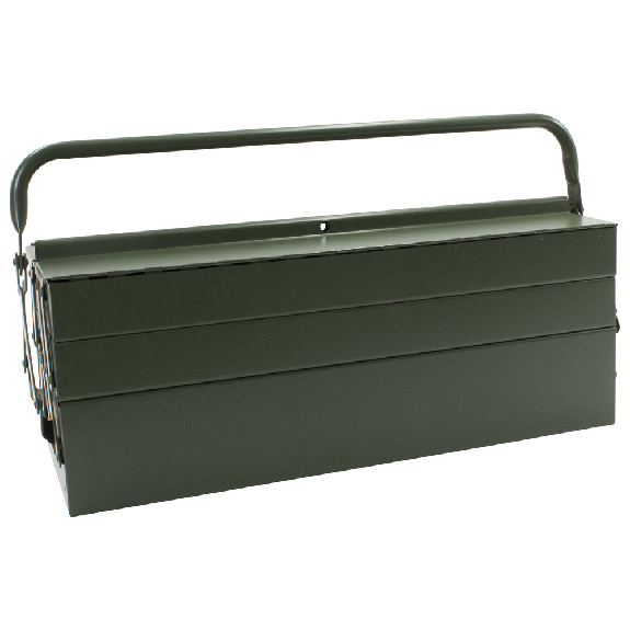 Boîte à outils Dönges selon le Bundeswehr TL 5140-0010, 530 x 210 x 210 mm, 3 parties-Leggi tutto