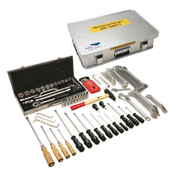 Boîte à outils Dönges Metal 1 DIN 14800 WKM 1, Complet dans Dönges Firebox-Leggi tutto