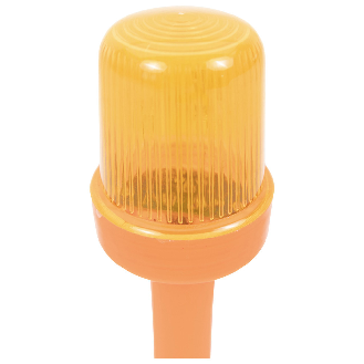 Blinkleuchte für Faltleitkegel, orange, 16 x 4,5 cm-Beschreibung lesen