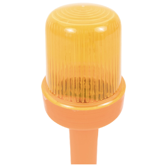 Blinkleuchte für Faltleitkegel, orange, 16 x 4,5 cm Blinkleuchte für Faltleitkegel, orange, 16 x 4,5 cm-Beschreibung lesen