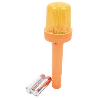 Blinkleuchte für Faltleitkegel, orange, 16 x 4,5 cm-Beschreibung lesen