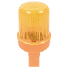Blinkleuchte für Faltleitkegel, orange, 16 x 4,5 cm