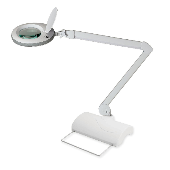 Lampe d'agrandissement LEDO LEDO 721X-MKIII, y compris le trépied de table, 5 dioptères, noir-Leggi tutto