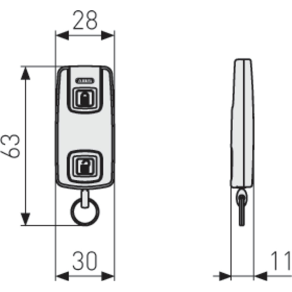 ABUS Bluetooth-Fernbedienung HomeTec Pro CFF3100-Beschreibung lesen