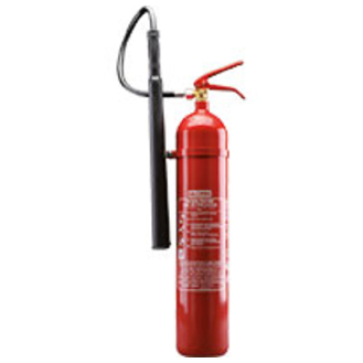 Kohlendioxid-Feuerlöscher KS 5 ST, Stahl, DIN EN 3, Inhalt 5 kg-Beschreibung lesen