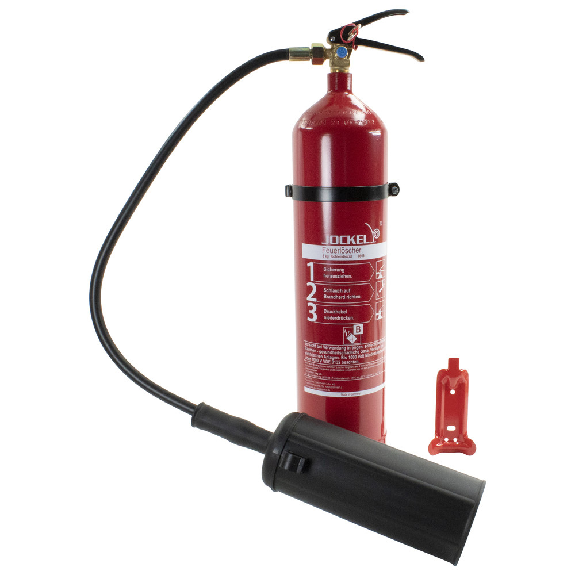 CO2 Feuerlöscher DIN EN 3, 5 kg-Beschreibung lesen