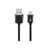 USB 2.0 Kabel, USB-C auf USB A, schwarz, 1 m USB 2.0 Kabel, USB-C auf USB A, schwarz, 1 m