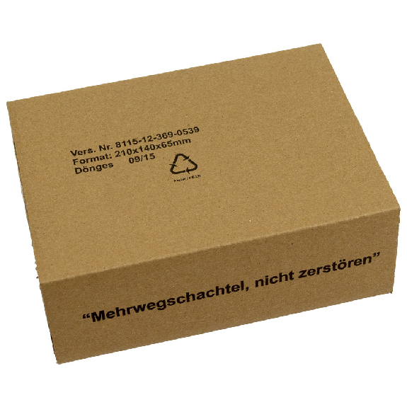 Mehrwegschachtel mit Noppenschaum, 280 x 110 x 110 mm, 30 mm Mehrwegschachtel mit Noppenschaum, 280 x 110 x 110 mm, 30 mm-Beschreibung lesen