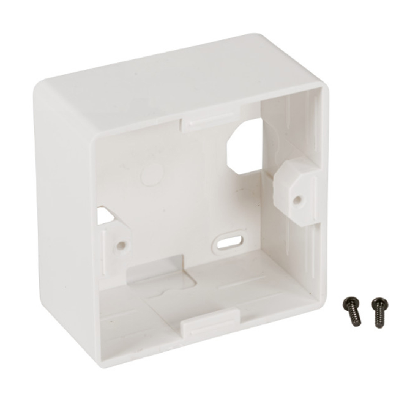 Aufprahmen, 80 x 80 x 40 mm, reinweiß Aufprahmen, 80 x 80 x 40 mm, reinweiß-Beschreibung lesen