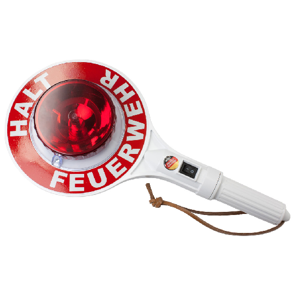 Anhaltestab kurz, beidseitig beleuchtet, Halt Feuerwehr/Straße frei, E10-Beschreibung lesen