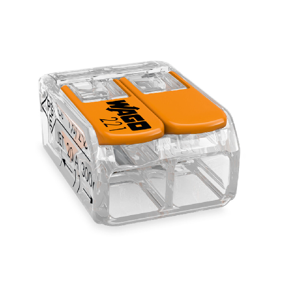Connexion compacte Wago Compact 221, 3 échelle, 0,5-6,0 mm²-Lire la description