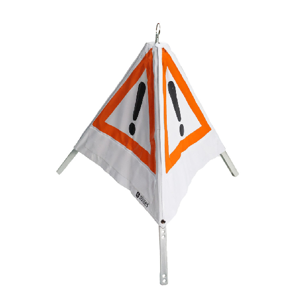 Dönges Klett-Faltsignal, 900 mm, retroreflektierend, ohne Klettschild-Beschreibung lesen