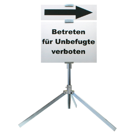 Schilderständer-Beschreibung lesen