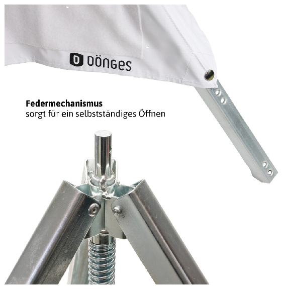 Dönges Klett-Faltsignal, 900 mm, Tagesleuchtfarbe, ohne Klettschild-Beschreibung lesen