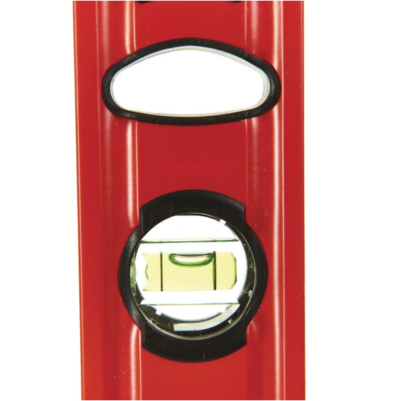 Slim Wasserwaage, stoßsichere Baustellen geeignete Wasserwaage, 100 cm-Beschreibung lesen