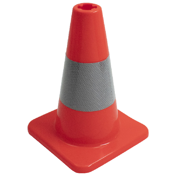 Dönges Traffic Control Cone reflétant partiellement, 300 mm-Leer más