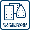 Schwingschleifer mit robustem Spannsystem Schwingschleifer mit robustem Spannsystem