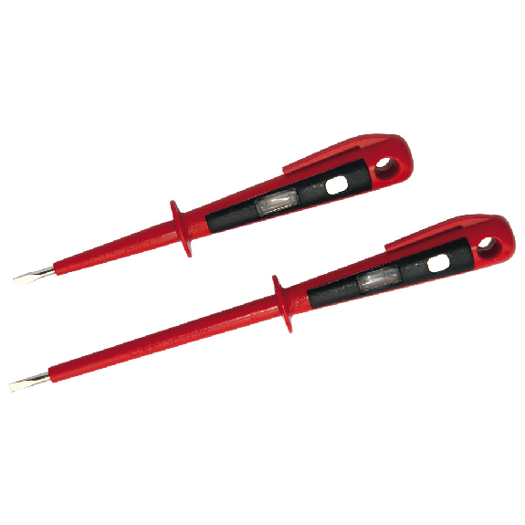 EURO-VDE-Spannungsprüfer, 125-250 Volt, 50-500 Hz, Länge 190 mm-Beschreibung lesen