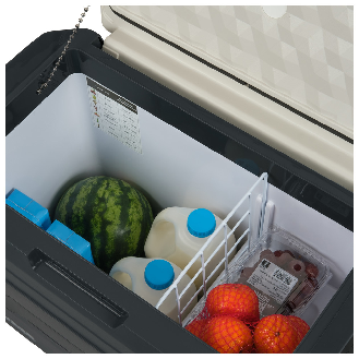 Kühlbox Fred 40, mit 12V/24V Anschluss, 40 L, 1 Kühlfach-Beschreibung lesen