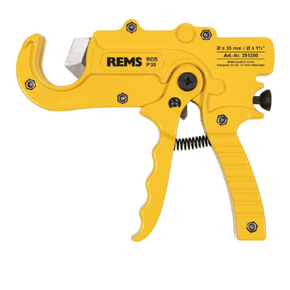 Rohrschere ROS P 35 - Pistolenschere für Kunststoff / Verbundrohre bis 35 mm-Beschreibung lesen