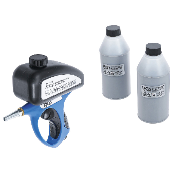 Pistolet de sable à air comprimé BGS, 3 parties, y compris les accessoires-Leggi tutto