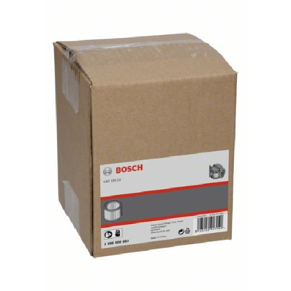 Faltenfilter, Filteroberfläche 2375 cm², 125 x 155 mm, Zubehör für GAS 18V-10 L-Beschreibung lesen
