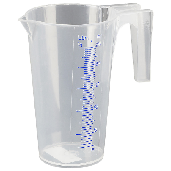 Messbecher PP, transparent, 1,0 l-Beschreibung lesen