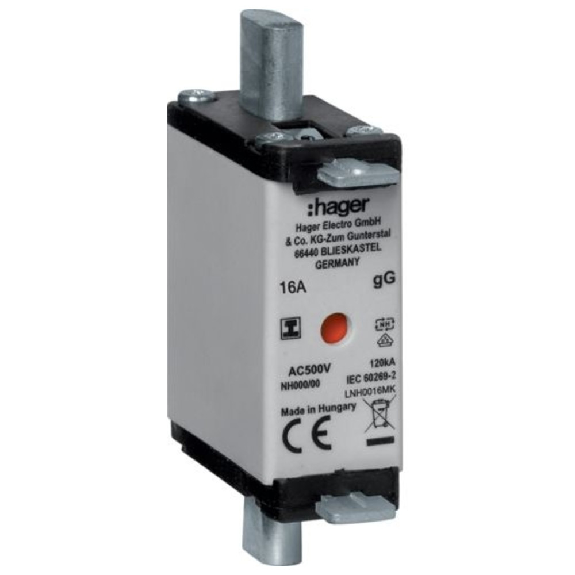 Hager NH Security Use NH000 GG, 500 V, poignée isolée, 35 A-Leggi tutto