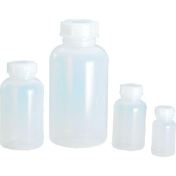 Hünersdorff Wide Neck Bottle LD-PE, Couleurs naturelles, ronde, 1 000 ml-Lire la description