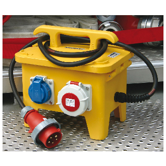 Vierfachverteiler Feuerwehr-Version 230 V/400 V, 16 A-Beschreibung lesen