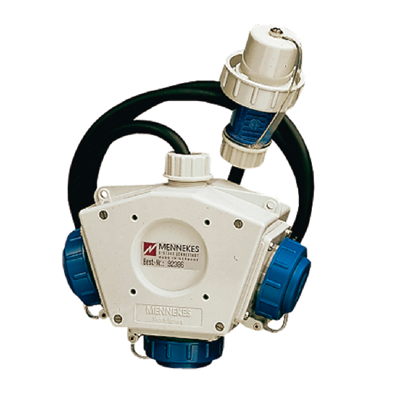 Dreifachverteiler Deltabox 230 V, 16 A, Standard-Beschreibung lesen