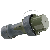 CEE-Stecker PowerTOP Xtra TM, 63 A, bronzegrün, IP67