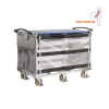 Chariot ergonomique avec volet anti-chute (VAC) 1200 x 800