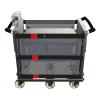 Chariot ergonomique avec volet anti-chute (VAC) 1200 x 800