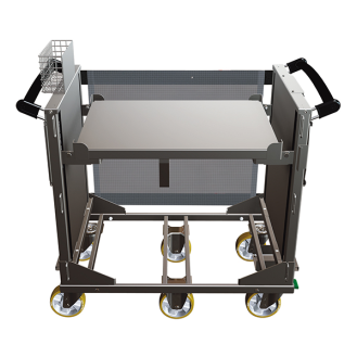 Chariot ergonomique avec volet anti-chute (VAC) 1200 x 800-Lire la description