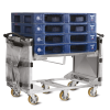 Chariot ergonomique avec volet anti-chute (VAC) 1200 x 800