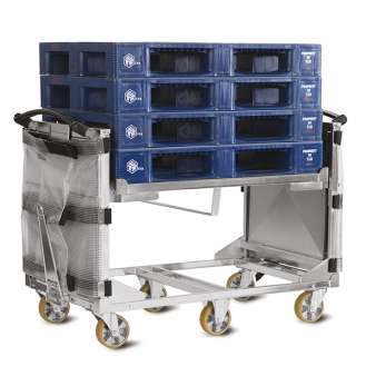 Chariot avec plateau ergonomique 800 x 600-Lire la description