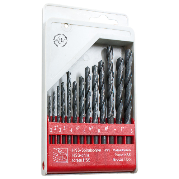 Spiralbohrtz HSS-R, 1,5 - 6,5 mm, 13 tlg.-Beschreibung lesen