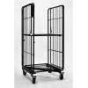 Roll emboîtable zingué noir avec étagère relevable Roll emboîtable zingué noir avec étagère relevable