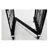 Roll emboîtable zingué noir avec étagère relevable Roll emboîtable zingué noir avec étagère relevable
