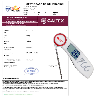 Thermomètre étalonné EBRO TLC 700 avec certificat d'étalonnage accrédité (accepté par le COFRAC)-Lire la description