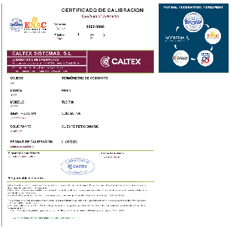 Termometro tarato EBRO TLC 700 con Certificato di Taratura Acreditato LAT (accettato da ACCREDIA)-Leggi tutto