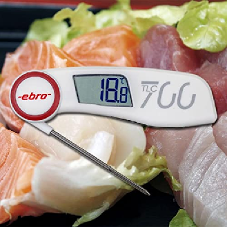Thermomètre étalonné EBRO TLC 700 avec certificat d'étalonnage accrédité (accepté par le COFRAC)-Lire la description