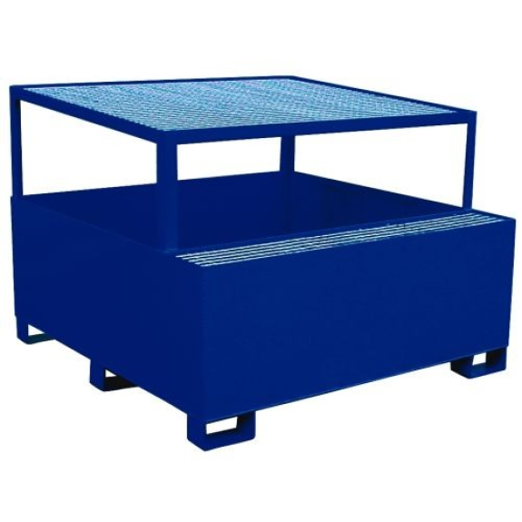 Cubeta pintada con soporte 1000 LITROS Cubeta pintada con soporte 1000 LITROS-Leer más