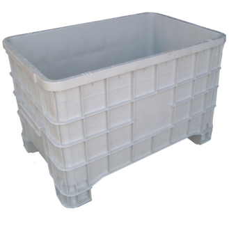 Contenedor plástico liso 1.000 x 640 x 680 300 kg apilable-Leer más