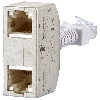 le-Sharing-Adapter, Fast Ethernet/Fast Ethernet, silber