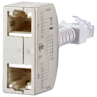 le-Sharing-Adapter, Fast Ethernet/Fast Ethernet, silber-Beschreibung lesen