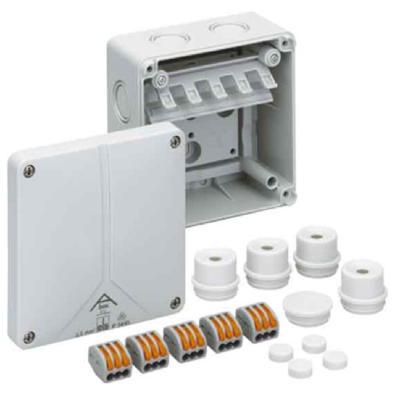 Verbindungsdose Abox SL, 2,5 mm², grau Verbindungsdose Abox SL, 2,5 mm², grau-Beschreibung lesen