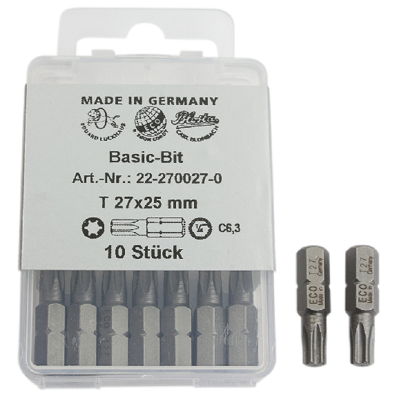 BIT für TORX-Schrauben, TX 20, Länge 20 mm-Beschreibung lesen