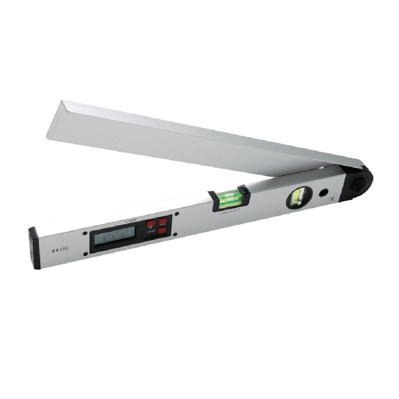 Digitaler LCD-Winkelmesser mit Wasserwaage, 450 mm-Beschreibung lesen